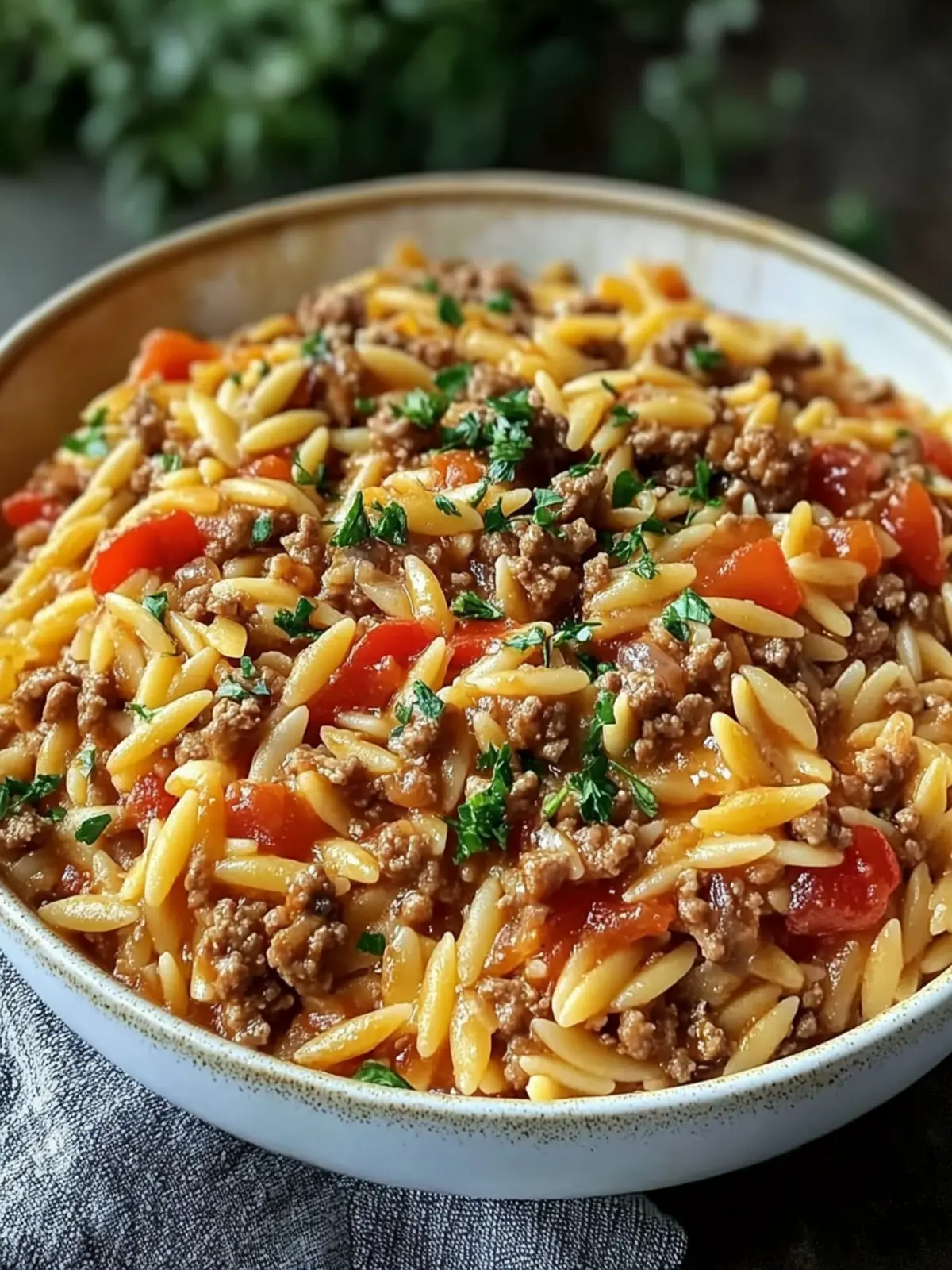 Savory Ground Beef Orzo: One-Pan Comfort in 30 Minutes 5 Ground Beef Orzo