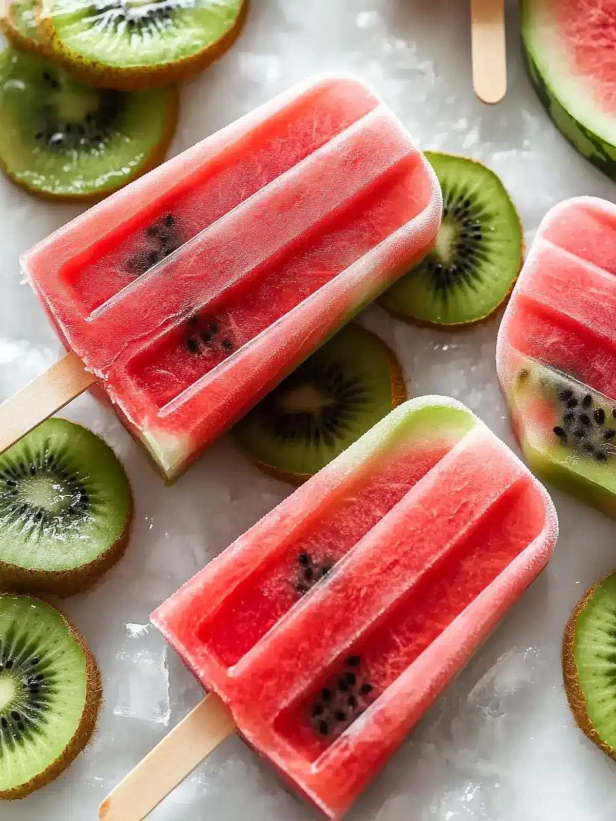 Delicious Watermelon Kiwi Popsicles for a Guilt-Free Treat 2 Watermelon Kiwi Popsicles