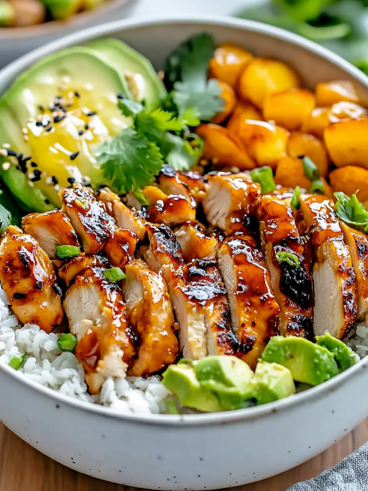 Hot Honey Chicken Bowls: Sweet & Spicy Meal Prep Delight 2 Hot Honey Chicken Bowls