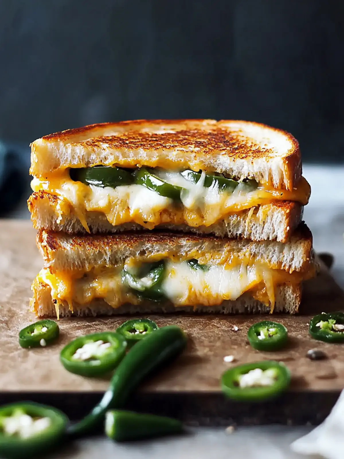Ultimate Jalapeño Popper Grilled Cheese Sandwich Bliss 2 Jalapeño Popper Grilled Cheese Sandwich
