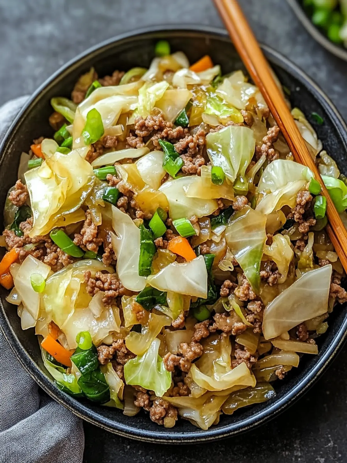 Savory Chinese Ground Beef and Cabbage Stir Fry in 25 Minutes 5 Savory Chinese Ground Beef and Cabbage Stir Fry