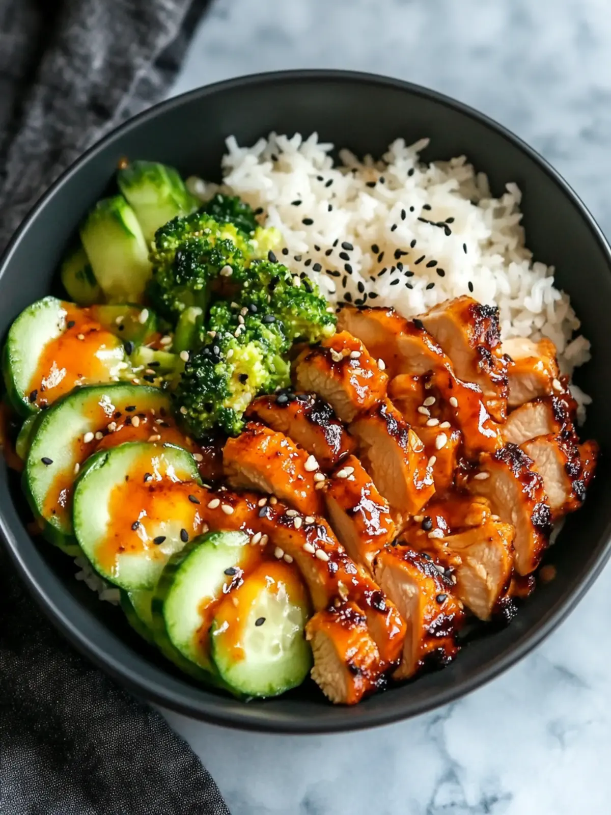 Delicious Sticky Chicken Rice Bowls Recipe for Clean Eating Bliss 2 Delicious Sticky Chicken Rice Bowls Recipe!